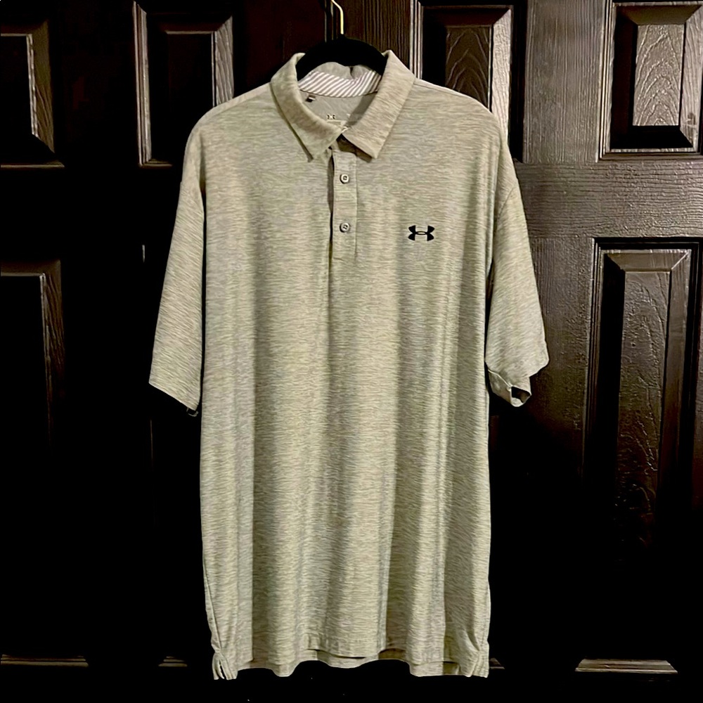 Under Armour Men's Gray Polo Shirt